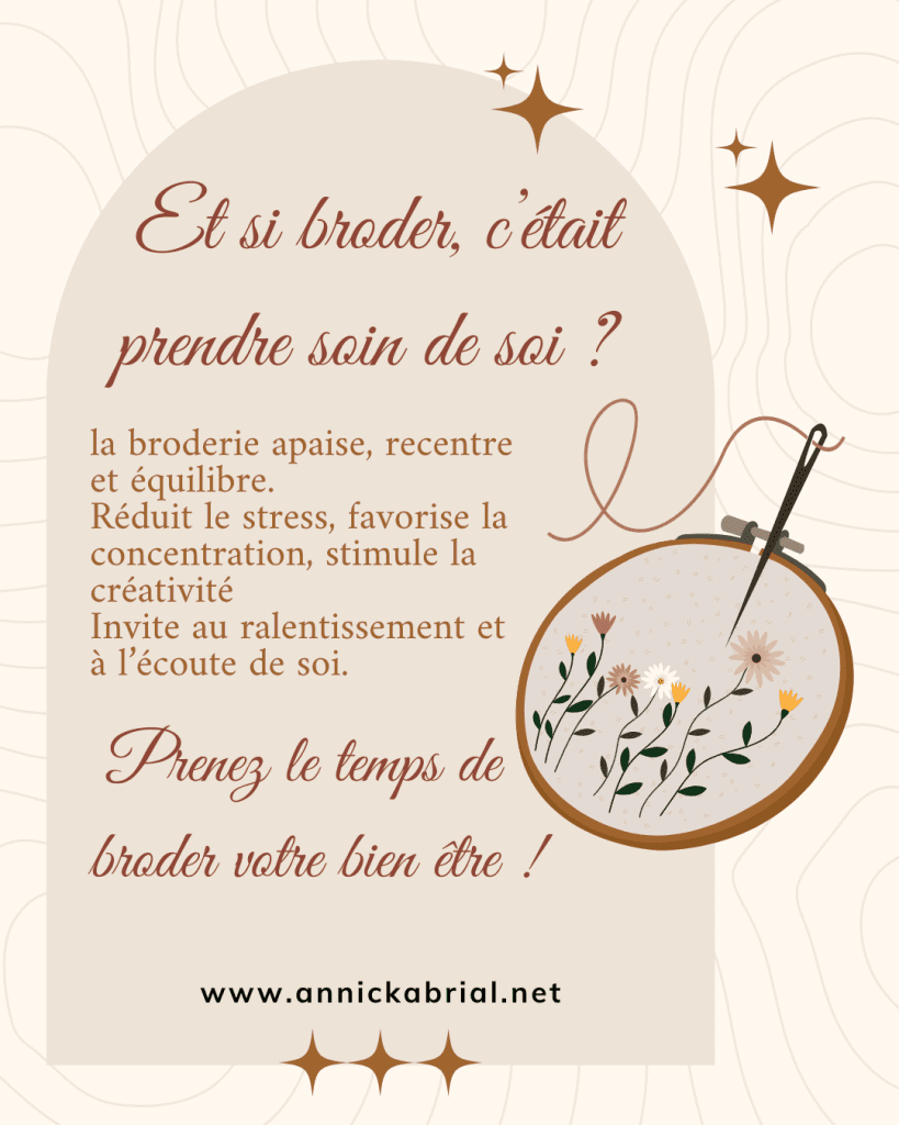 Broderie au point de croix : un art du fil pour se recentrer et retrouver le calme