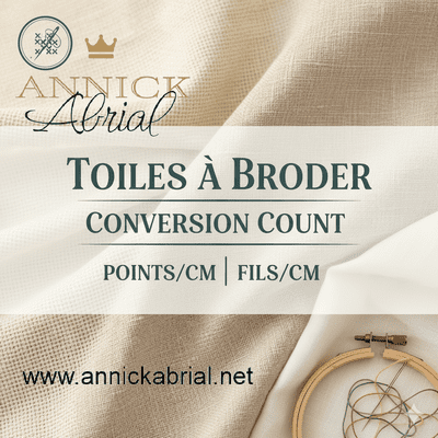 Convertir le count en cm : le guide de la toile à broder