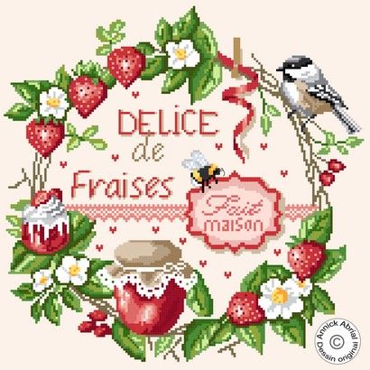 Délice de fraises ©Annick Abrial