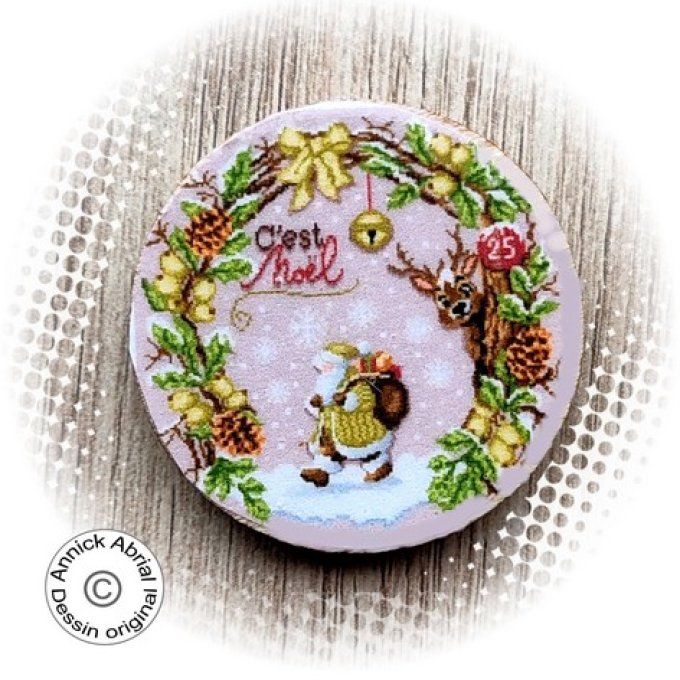 Aimant porte aiguilles Annick Abrial