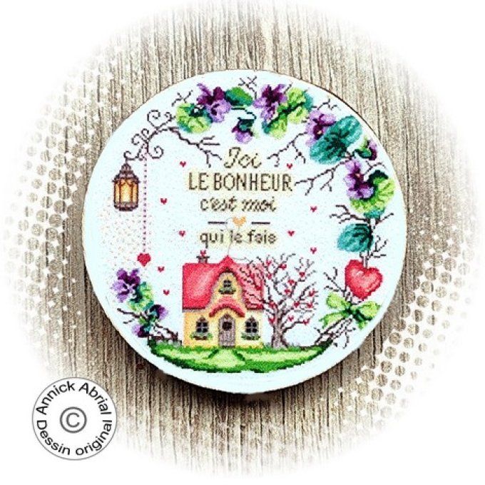 Aimant porte aiguilles Annick Abrial