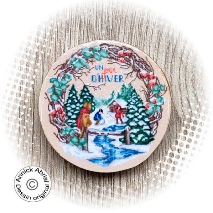 Aimant porte aiguilles Annick Abrial