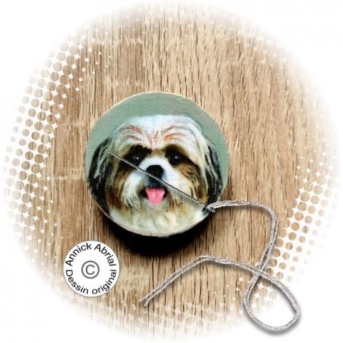 Aimant porte aiguilles le Shih Tzu