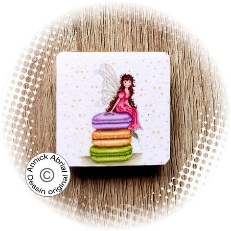 Aimant à aiguilles La fée aux macarons