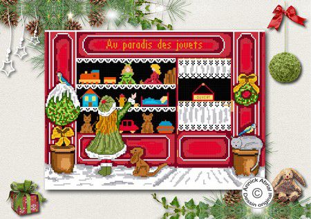 Point de croix, Au paradis des jouets