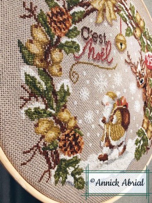 Modèle point de croix ©Annick Abrial