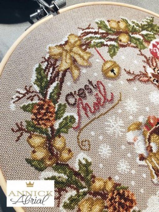 Modèle point de croix ©Annick Abrial