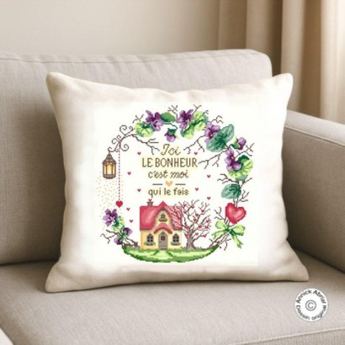 Modèle point de croix ©Annick Abrial