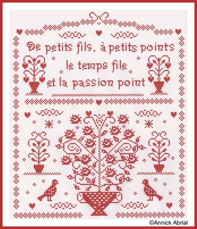 Modèle point de croix De petits fils à petits points