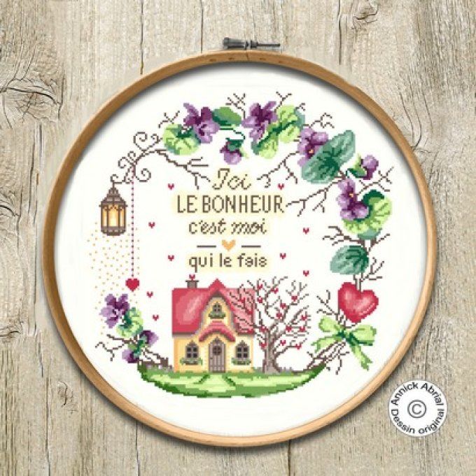 Modèle point de croix ©Annick Abrial