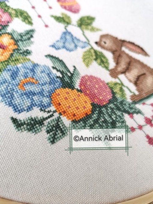 Point de croix Jardin de Pâques ©Annick Abrial