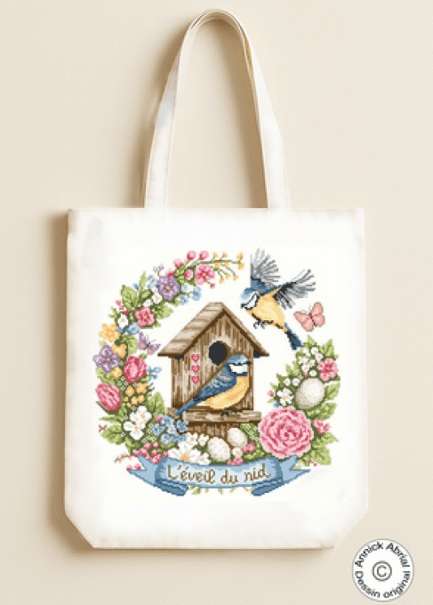 Modèle point de croix ©Annick Abrial