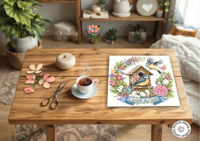 Modèle point de croix ©Annick Abrial