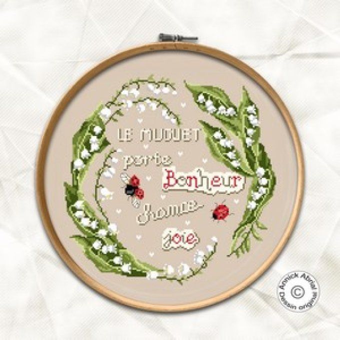 Modèle point de croix ©Annick Abrial