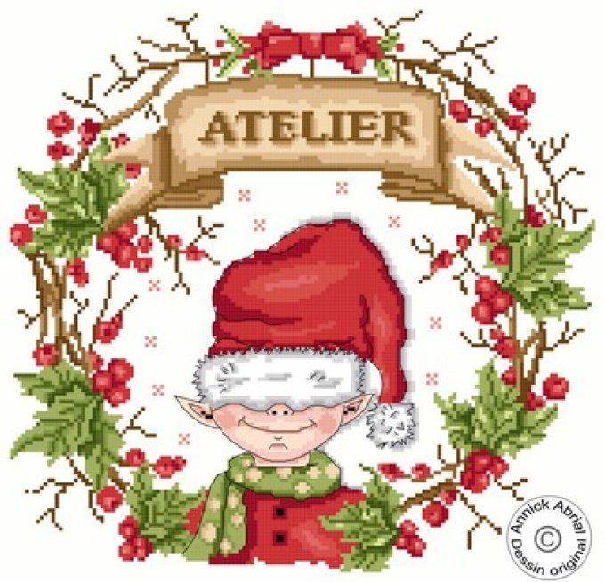 Point de croix ©Annick Abrial