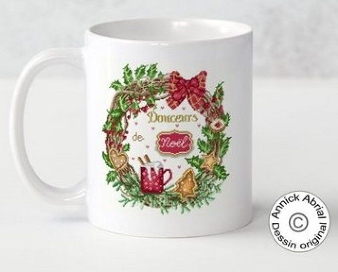 Mugs en céramique impression dessin Annick Abrial