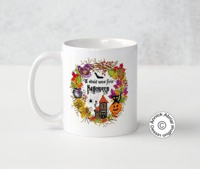 Mugs en céramique impression dessin Annick Abrial