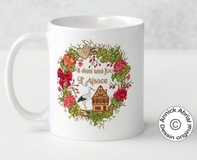 Mugs en céramique impression dessin Annick Abrial