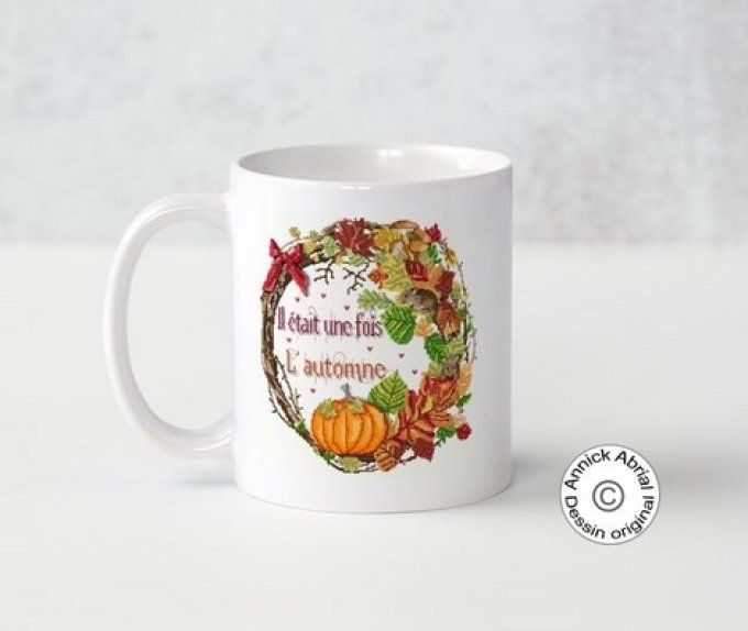 Mugs en céramique impression dessin Annick Abrial