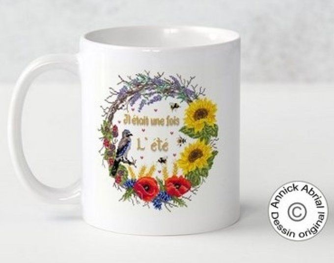 Mugs en céramique impression dessin Annick Abrial