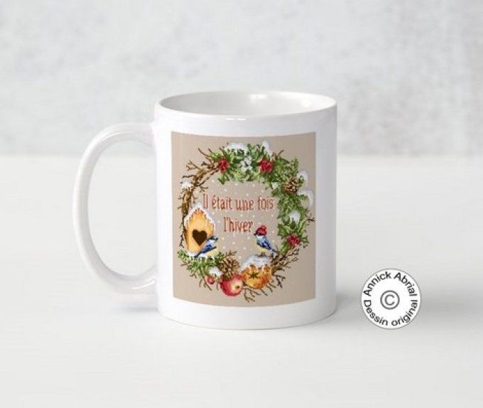 Mugs en céramique impression dessin Annick Abrial