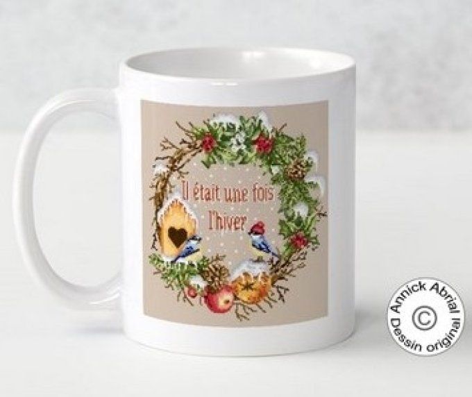 Mugs en céramique impression dessin Annick Abrial