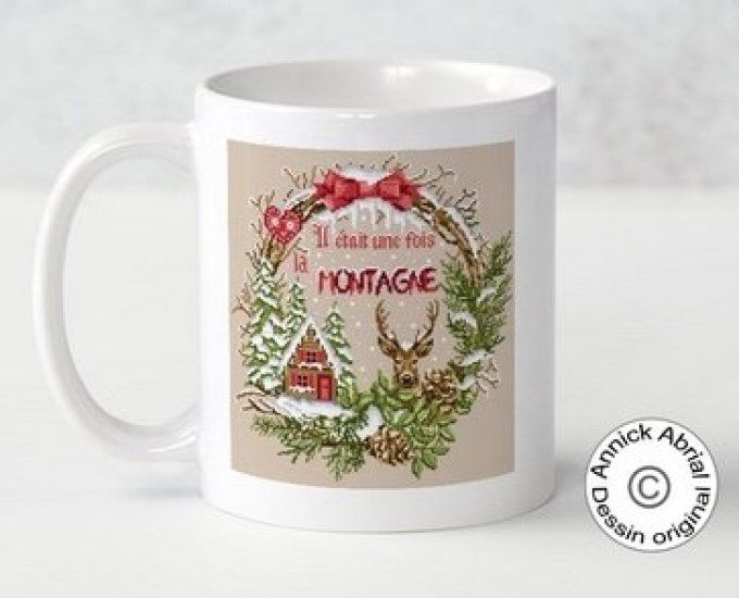 Mugs en céramique impression dessin Annick Abrial