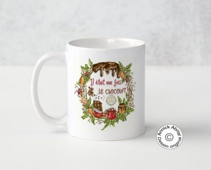 Mug illustré dessin  original ©Annick Abrial