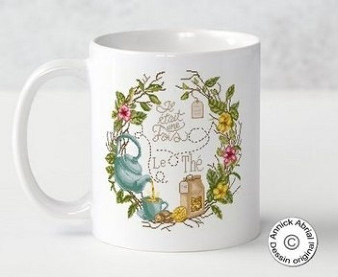 Mug illustré d'un dessin de Annick Abrial