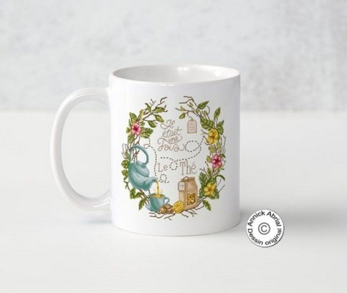 Mug illustré d'un dessin de Annick Abrial