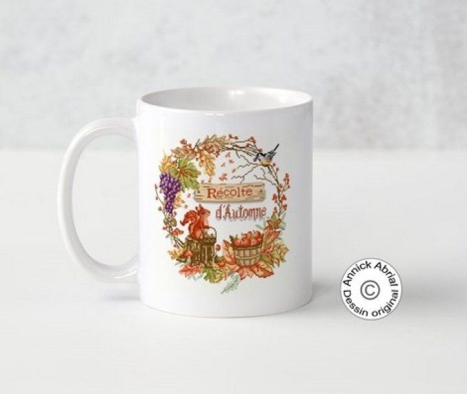 Mugs en céramique impression dessin Annick Abrial