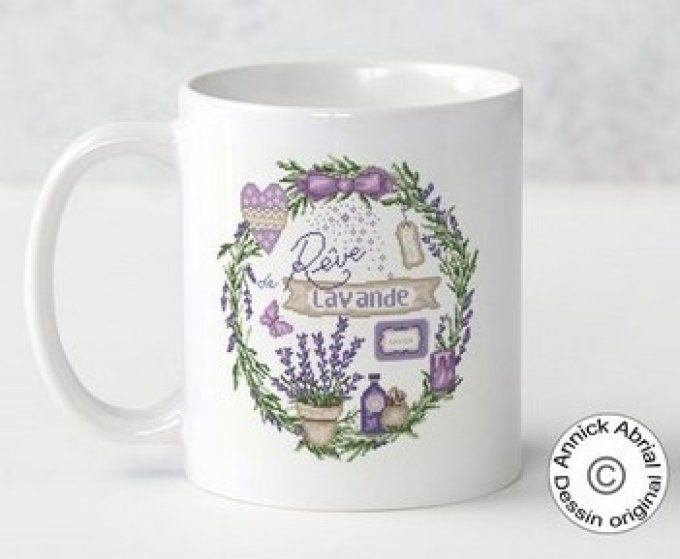 Mugs en céramique impression dessin Annick Abrial