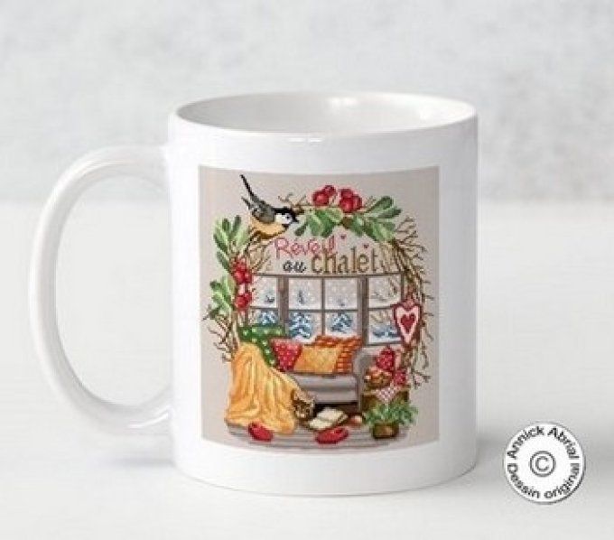 Mug illustré d'un dessin de Annick Abrial