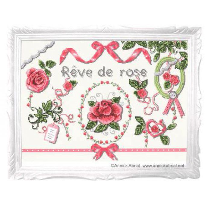 Point de croix Rêve de rose