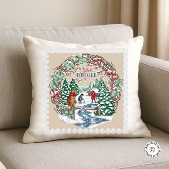 Modèle point de croix ©Annick Abrial