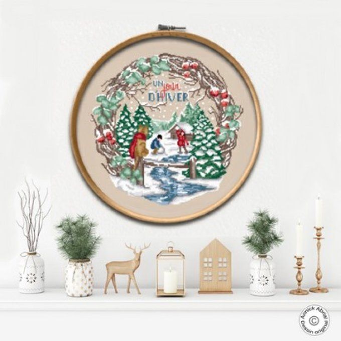 Modèle point de croix ©Annick Abrial