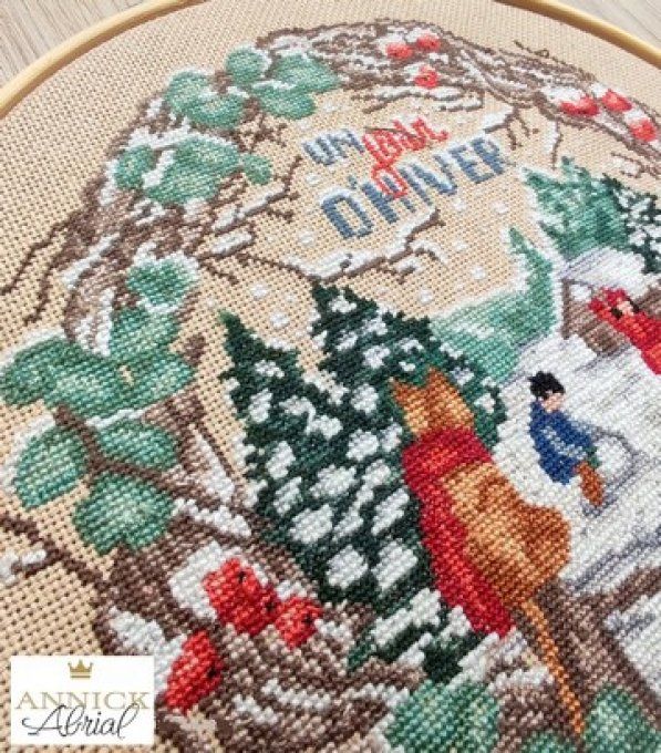 Modèle point de croix ©Annick Abrial