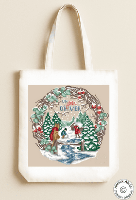 Modèle point de croix ©Annick Abrial