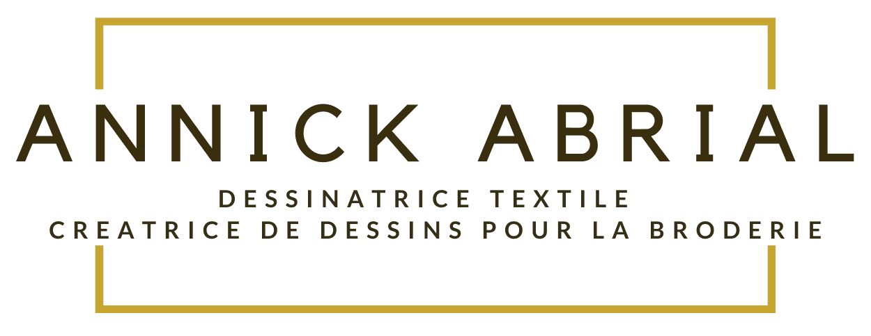 Logo Annick Abrial dessinatrice textile