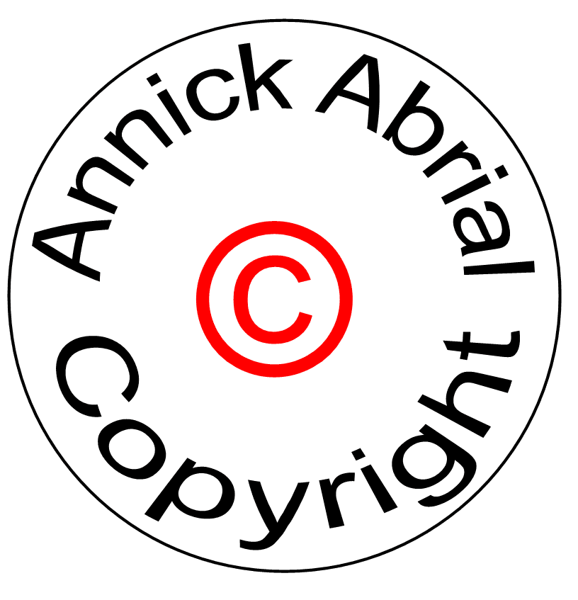 Logo copyright droit d'auteur Annick Abrial www.annickabrial.net