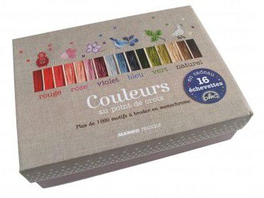 Coffret point de croix Annick Abrial Edtion Fleurus