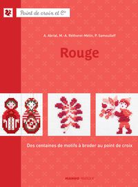 Livre point de croix rouge Annick Abrial Editions Fleurus