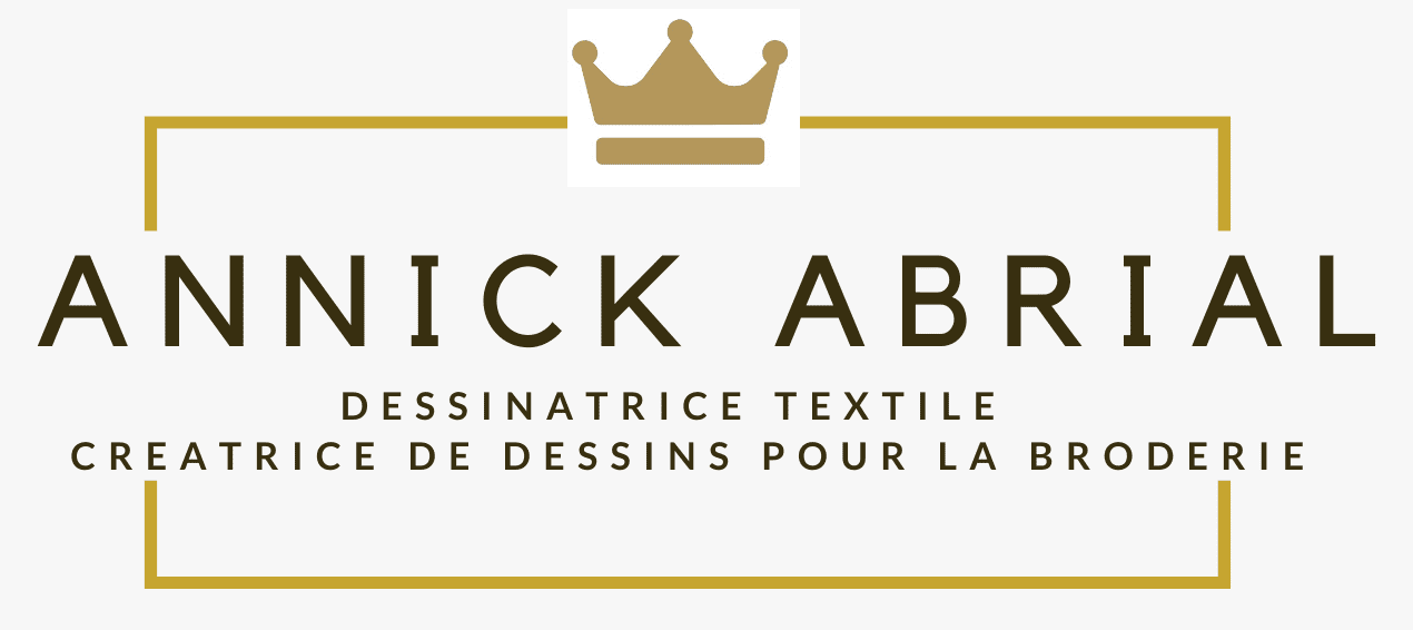 Logo Annick Abrial Dessinatrice textile