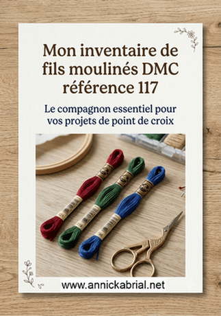 Liste des fils DMC moulinés référence117 Offerte par Annick Abrial Inventaire du stock des fils DMC
